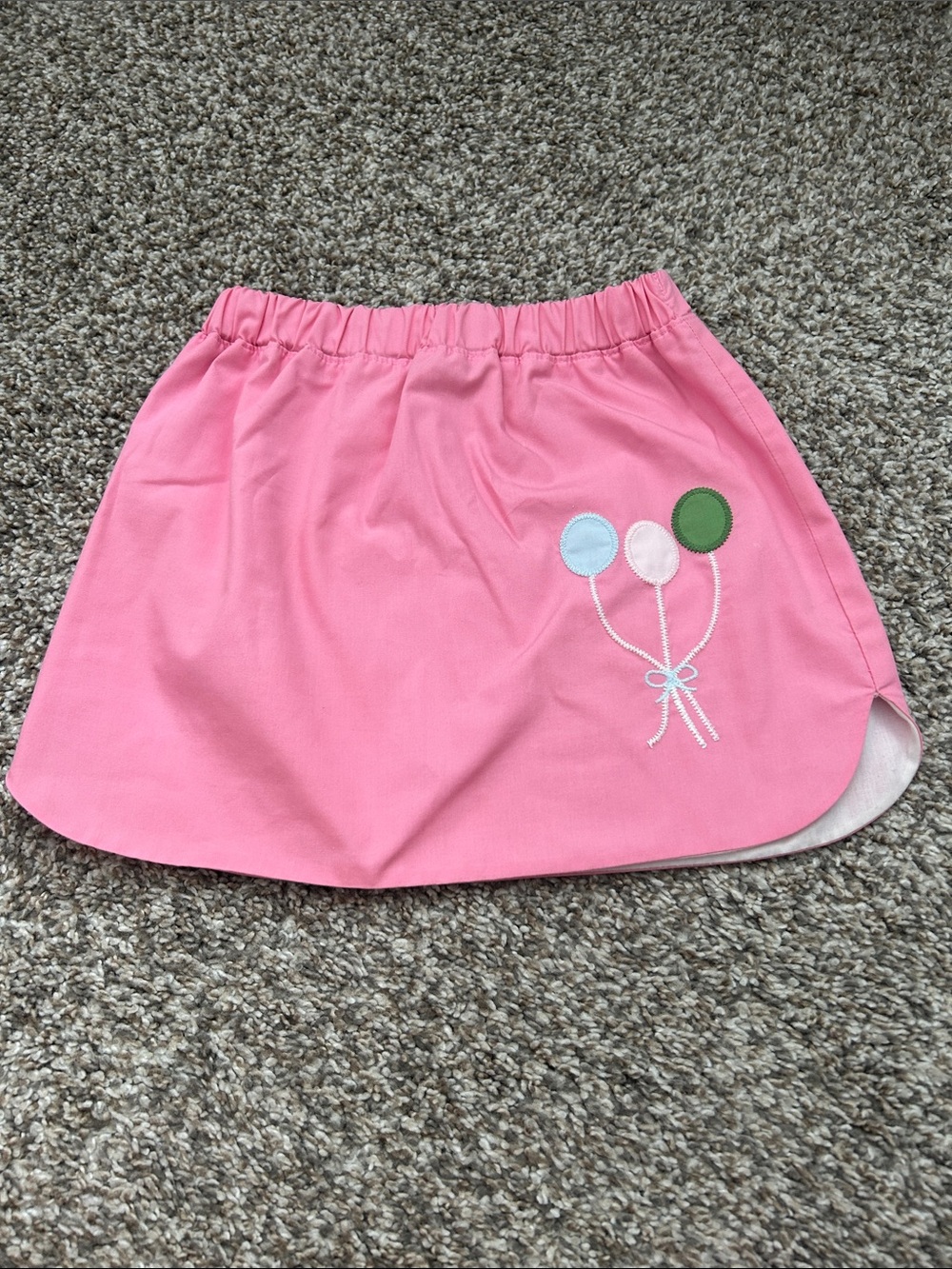 The Beaufort Bonnet Company Pink Skort with Balloon Appliques